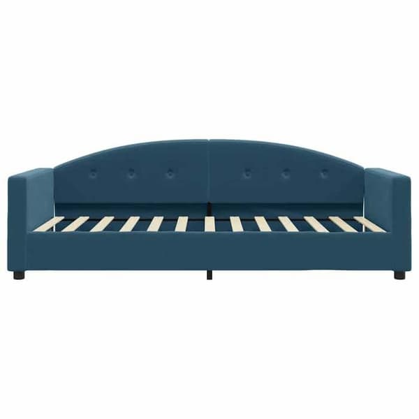 Maison Exclusive - Dagbädd med blå madrass 90x200 cm sammet Blå