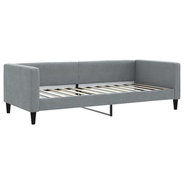 Maison Exclusive - Sovesofa med udtræk uden madras lys grå 90x200 cm