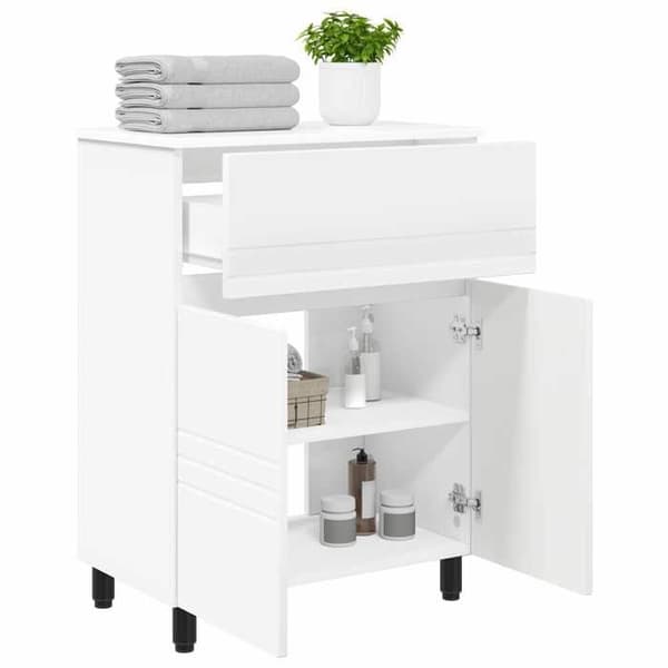 Maison Exclusive - Badeværelsesvaskeskab Hvid 60 x 35 x 80 cm