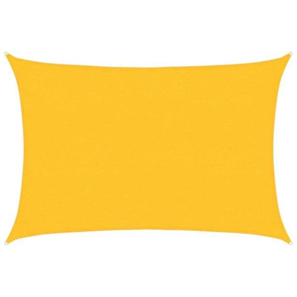 Maison Exclusive - Skygge-sejl 160 g/m² rektangulær gul 2x2,5 m PEHD