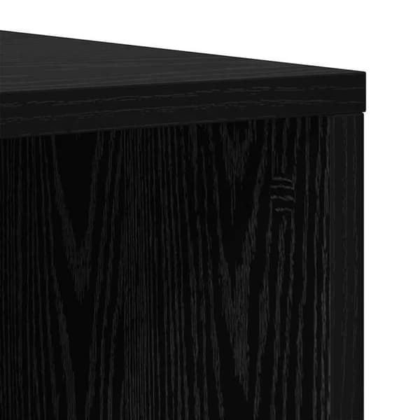 Maison Exclusive - TV-møbel sæt 3 dele 37 x 35 x 107 cm Sort eg svart ek