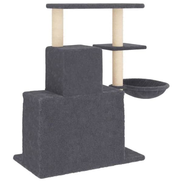 Maison Exclusive - Kattträd med sisal klöstrumpor Mörkgrå 83 cm mörkgrå