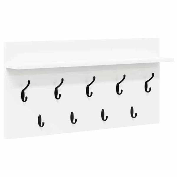 Maison Exclusive - Väggmonterad klädhängare Vit 80 x 40 x 12 cm Vit