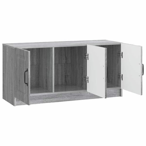 Maison Exclusive - TV-möbel Sonoma grå 99 x 34,5 x 47 cm Ingenjörsträ