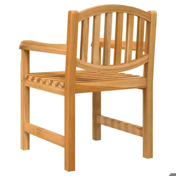 Maison Exclusive - Trädgårdsstolar set om 4 58x59x88 cm av solid teakträ