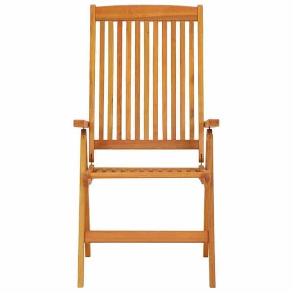 Maison Exclusive - 2 stk. sammenklappelige stole i massivt eucalyptus træ
