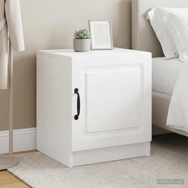Maison Exclusive - Natbord 2 dele Hvid 43 x 34,5 x 47 cm