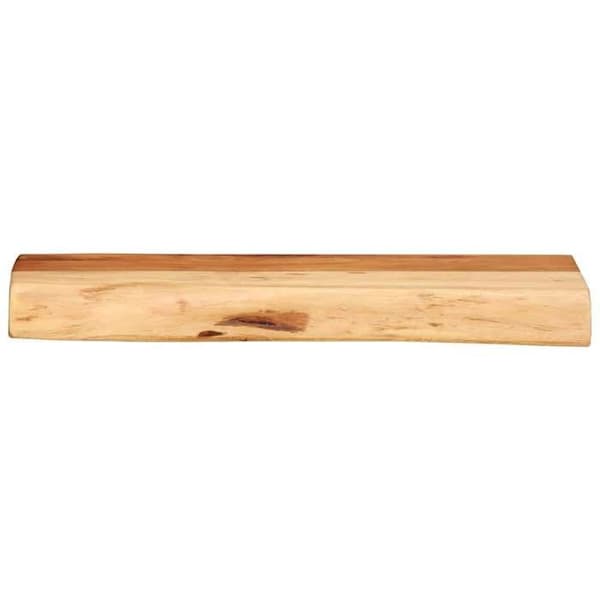 Maison Exclusive - Seinähyllyt 2 kpl 40x20x3,5 cm akasiapuusta