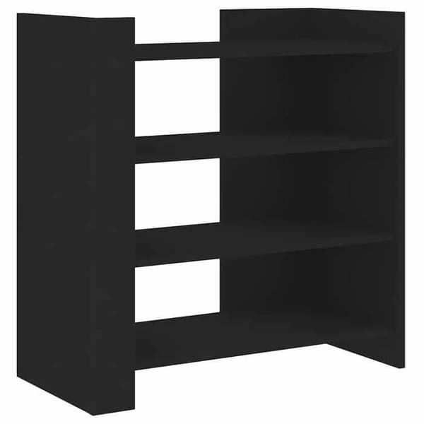 Maison Exclusive - Buffé svart 73,5x35x75 cm ingenjörsträ