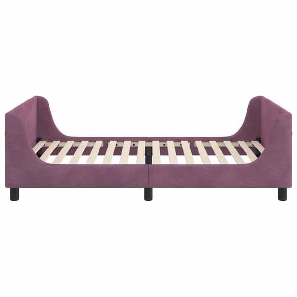 Maison Exclusive - Sengestel til børn med hovedgærde Lilla 90 x 200 cm