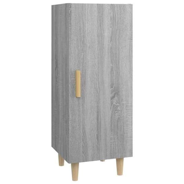 Maison Exclusive - Buffet Sonoma grå 34,5x34x90 cm Ingenjörsträ Grå