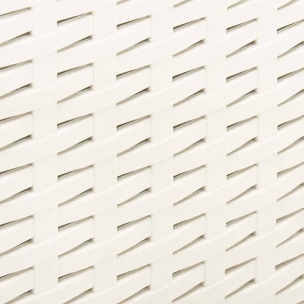 Maison Exclusive - Trädgårdsbord Vit 53x53x40 cm Plast