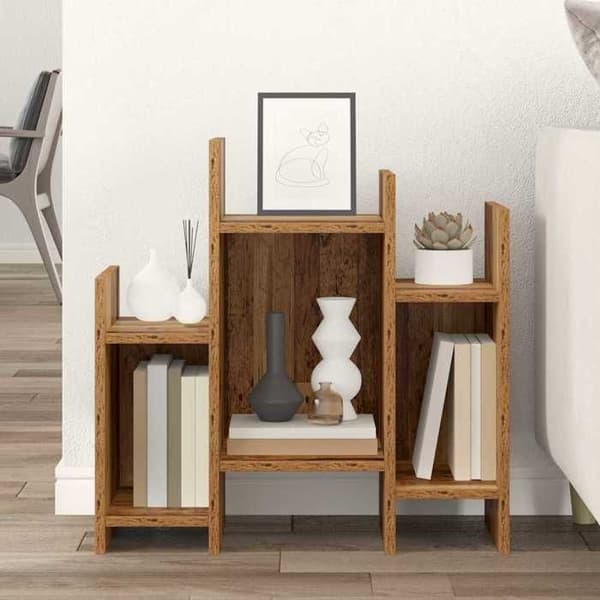 Sido möbel - EXKLUSIV HEM - 60 x 26 x 60 cm - Ingenjörsträ - Brun - Modern design