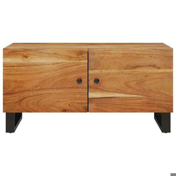 Maison Exclusive - Sofabord 80x50x40 cm Solid akacietræ og ingeniørtræ