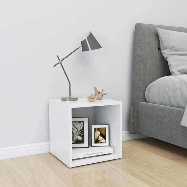 Maison Exclusive - TV Møbel Hvid 37x35x37 cm Ingeniørtræ