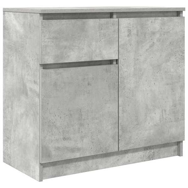 Maison Exclusive - Buffé med grå betonglåda 71x35x65 cm ingenjörsträ