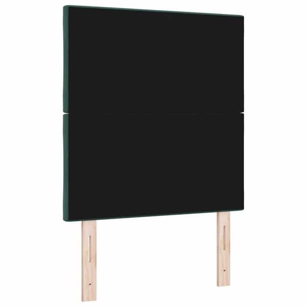 Maison Exclusive - Mörkgrön sänggavel 80 cm Sammet