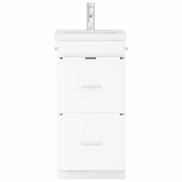 Maison Exclusive - Badeværelsesmøbel med hvid vask 42 x 40 x 84,5 cm Vit