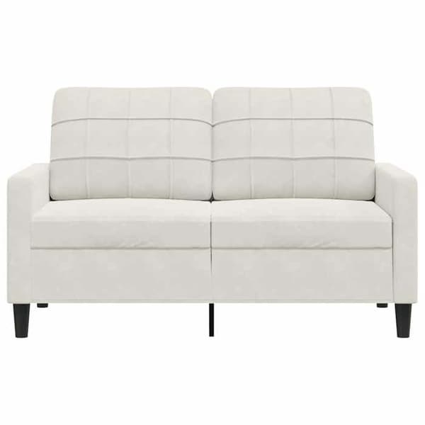 Maison Exclusive - 2-personers sofa Creme 120 cm Velour