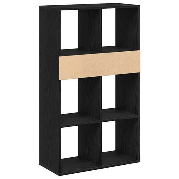 Maison Exclusive - Bibliotek sort 66x31x112 cm ingeniørtræ