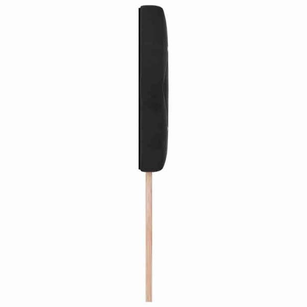 Maison Exclusive - Svart sänggavel 90 cm Sammet