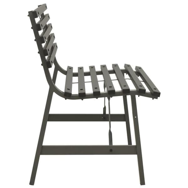 Havemøbel - Eksklusivt Hus - 110 cm - Pulverlakeret stål - Sort