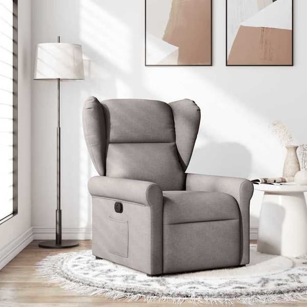 Maison Exclusive - Taupe Kankainen Nojatuoli