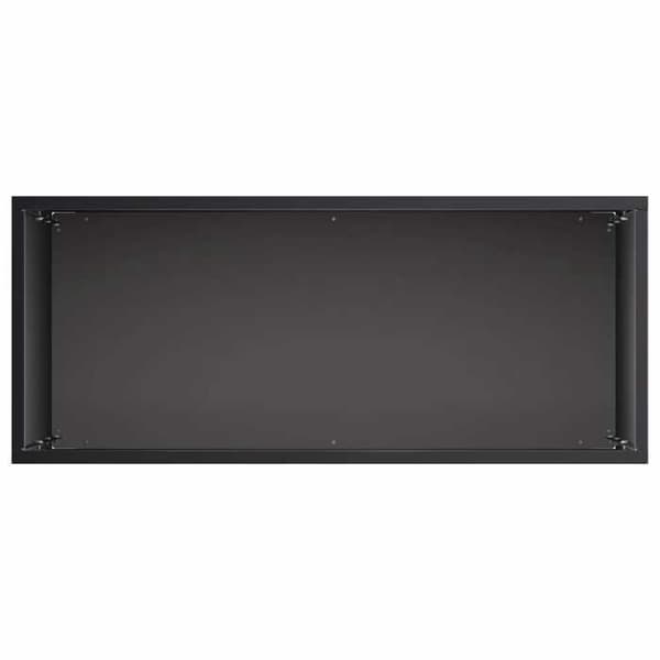 Maison Exclusive - Musta puutarhakori 40 x 20 x 75 cm Kylmävalssattu teräs