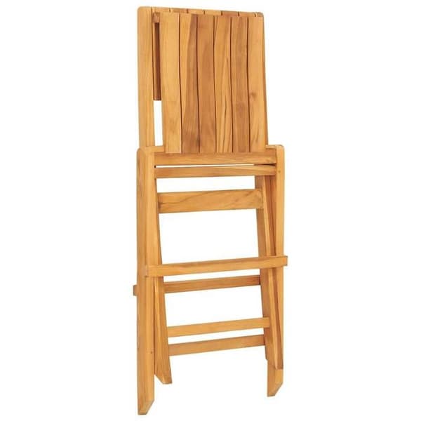 Maison Exclusive - Fällstolar, set om 6, 47 x 62 x 90 cm, i massivt teakträ