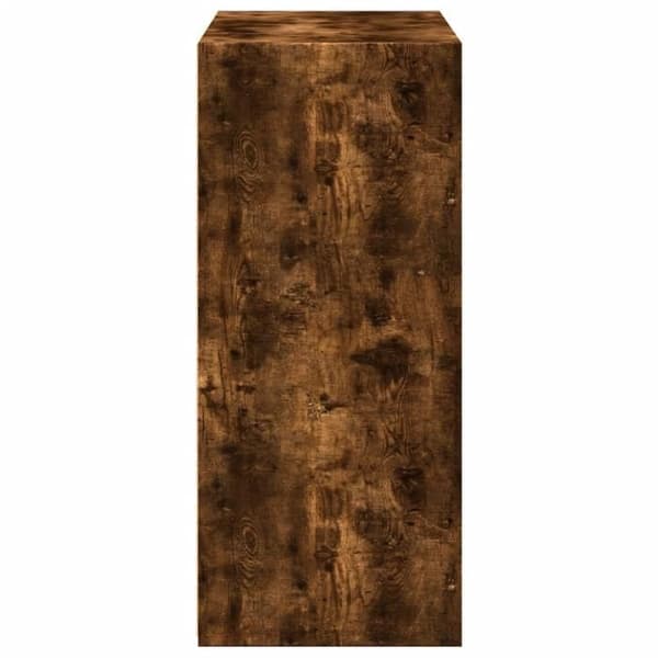 Maison Exclusive - Buffet i røgfyldt eg 70x41x93 cm ingeniørtræ