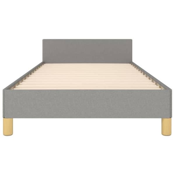 Maison Exclusive - Sengebund uden madras lys grå 90x190 cm stof