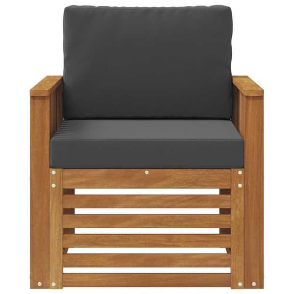 Udendørs sofa sæt - EKSKLUSIV HUS - Modulerbart sæt - Massiv akacie - Velegnet til udendørs brug - Moderne design Naturlig nyans
