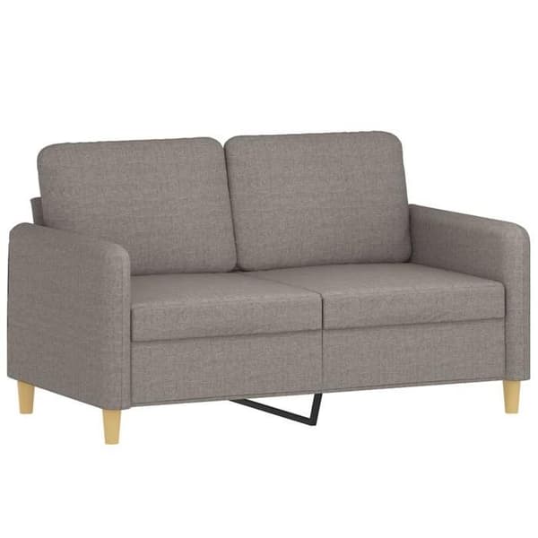 Maison Exclusive - 4-delars soffgrupp med kuddar i taupe tyg Mol