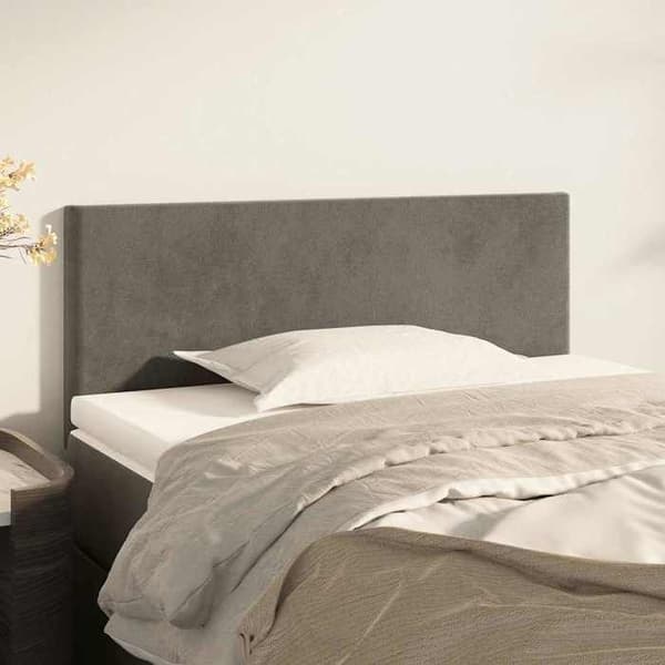 Maison Exclusive - Hovedgærde Mørkegrå 80x5x78/88 cm Velour