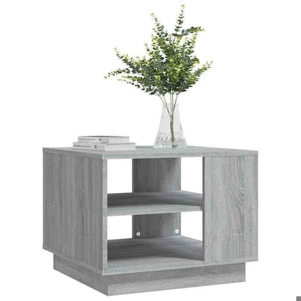 Maison Exclusive - Soffbord sonoma grå 55x55x43 cm ingenjörsträ