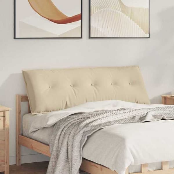 Maison Exclusive - Ryggkudde Creme 140 x 50 cm Mikrofiber