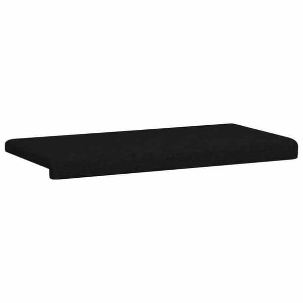 Bænkepude - EKSKLUSIV HUS - L-formet - Sort - Dybde 35 cm - Skumfyld Svart