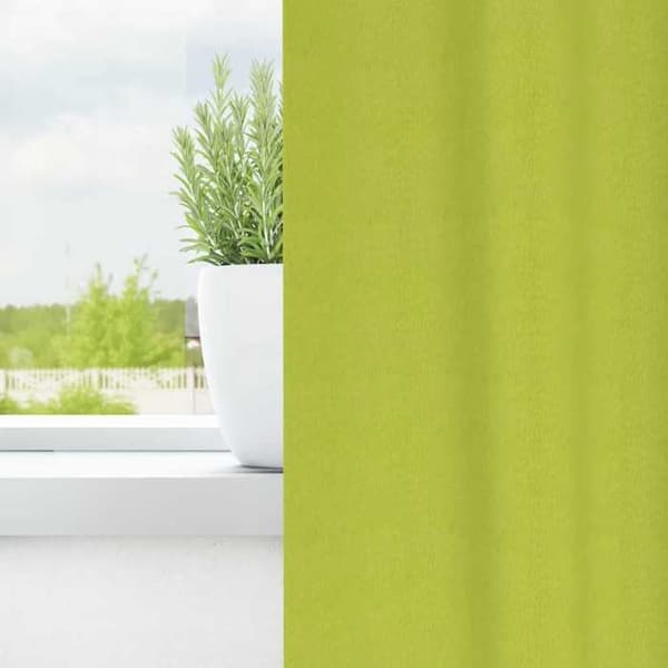 Maison Exclusive - Mörkläggande gardiner med ringar 2 st Grön 260 x 140 cm Grön