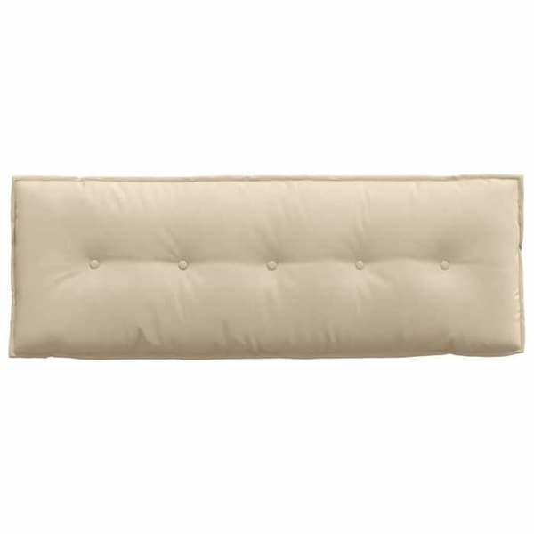 Maison Exclusive - Ryggkudde Creme 140 x 50 cm Mikrofiber