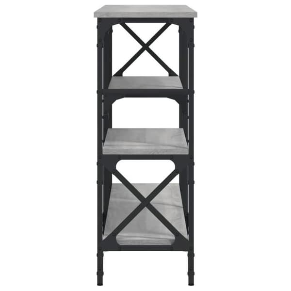 Maison Exclusive - Consolebord sonoma grå 150x29x76,5 cm ingeniørtræ
