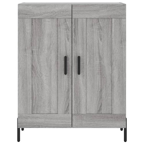 Maison Exclusive - Buffet Sonoma grå 69,5x34x90 cm ingeniørtræ sonoma grå