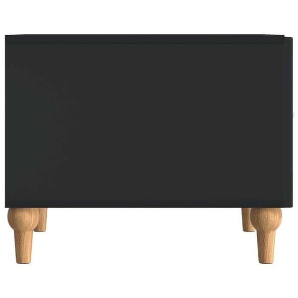 Maison Exclusive - Sofabord med skuffe Sort 49 x 50 x 40 cm Ingeniørtræ