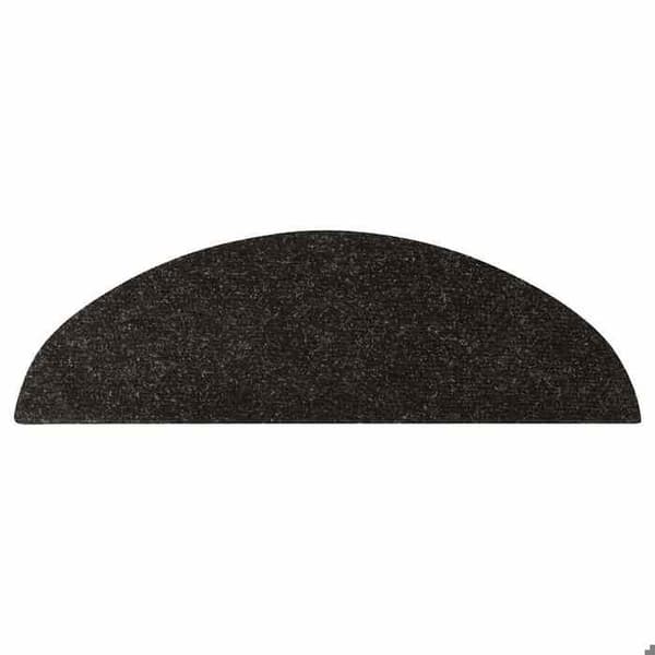 Maison Exclusive - Selvklæbende trappetæpper 15 stk 56x17x3 cm Antracit antracit