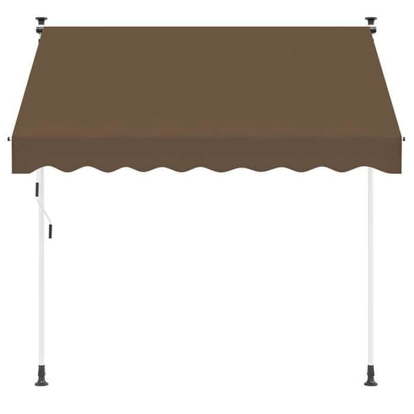 Maison Exclusive - Manuel udtrækkelig markise Taupe 300 cm