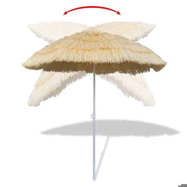 Maison Exclusive - Justerbar strandparasol i Hawaii-stil