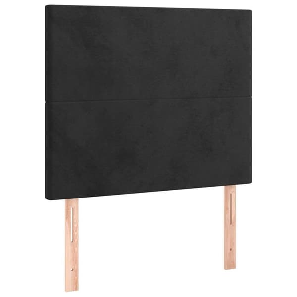 Maison Exclusive - Lakanat ja patja Musta 80x200 cm Sametti