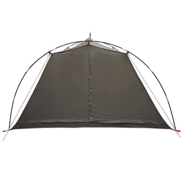 Tältunnel - EXKLUSIVT HUS - 4 platser - Brun/Grå - Polyester 185T PU - Glasfiberstänger