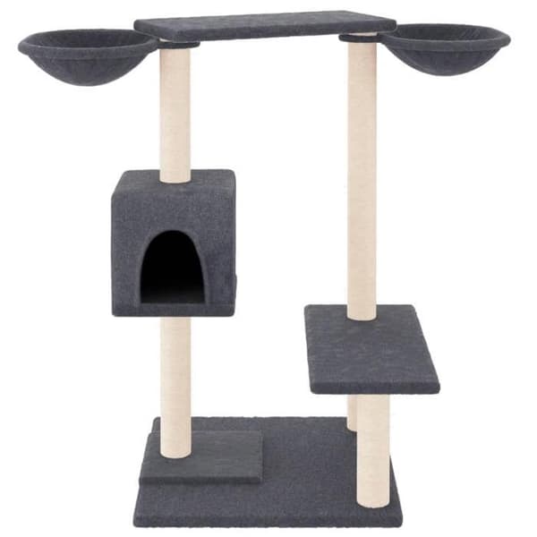 Maison Exclusive - Kattekradse med mørkegrå klatretræ 82 cm Mörkgrå