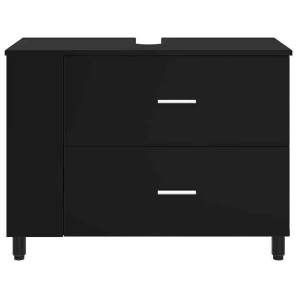 Maison Exclusive - Badeværelsesvaskeskab Sort 80 x 35 x 60 cm