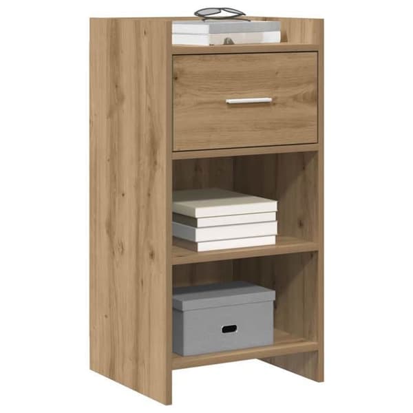 Maison Exclusive - Buffé Ek hantverk 40 x 36 x 80 cm Ingenjörsträ